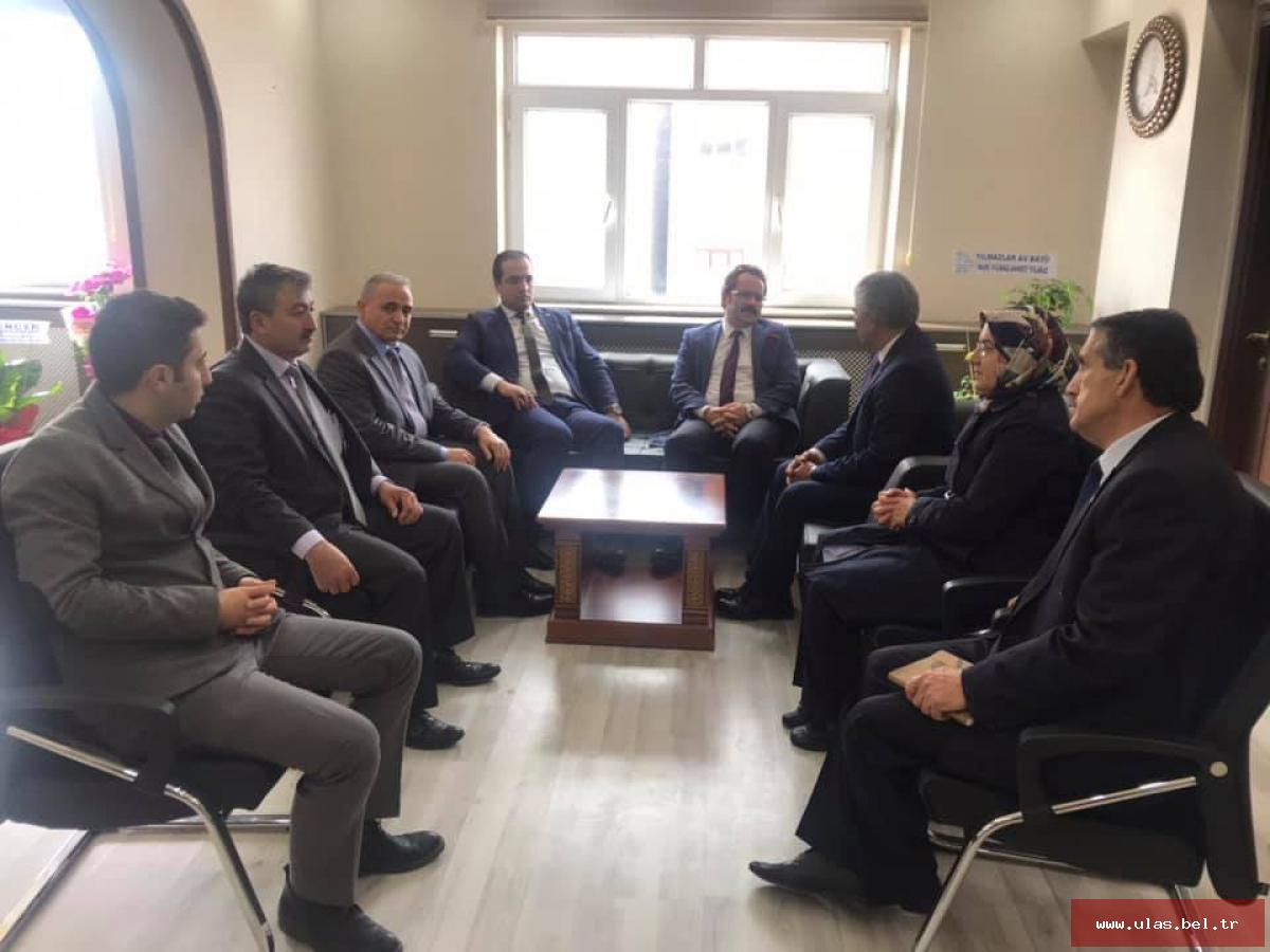 BELEDİYE BAŞKANIMIZI MAKAMDA ZİYARET 