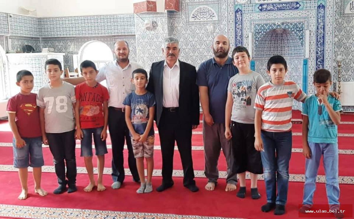 Başkan İlbey Yaz Kuran Kursu öğrencilerini ziyaret etti