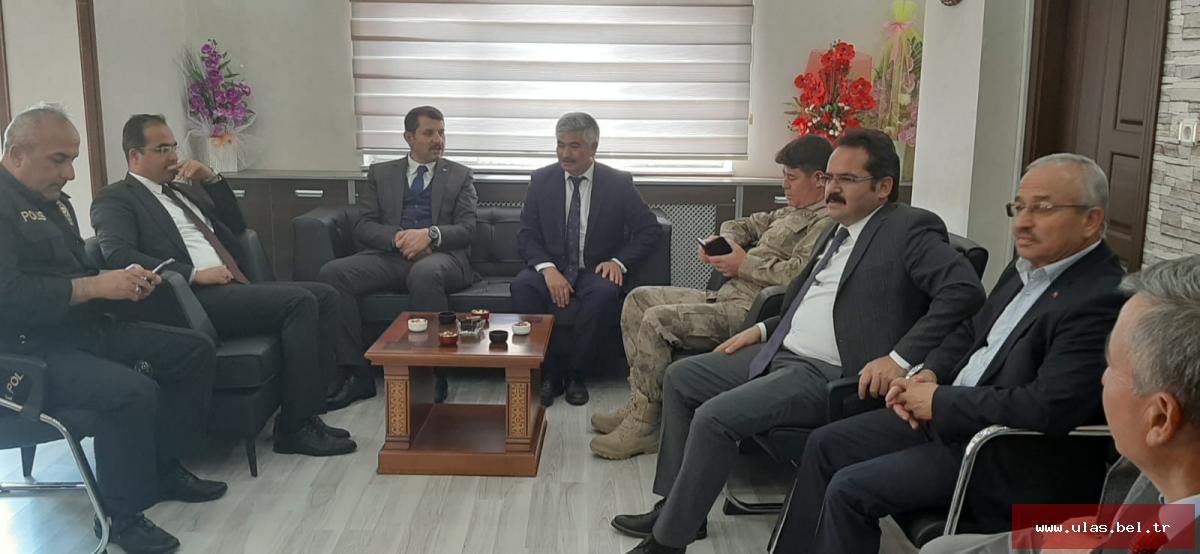 Sivas Valimiz Sayın Salih AYHAN Belediyemizi ziyaret etti. 